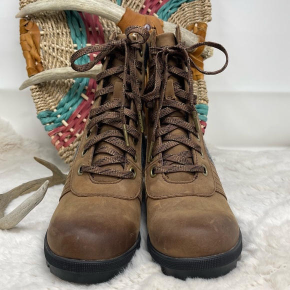 Sorel Lexie Wedge Boot Waterproof Winter Heel Sz 8 - Picture 5 of 11